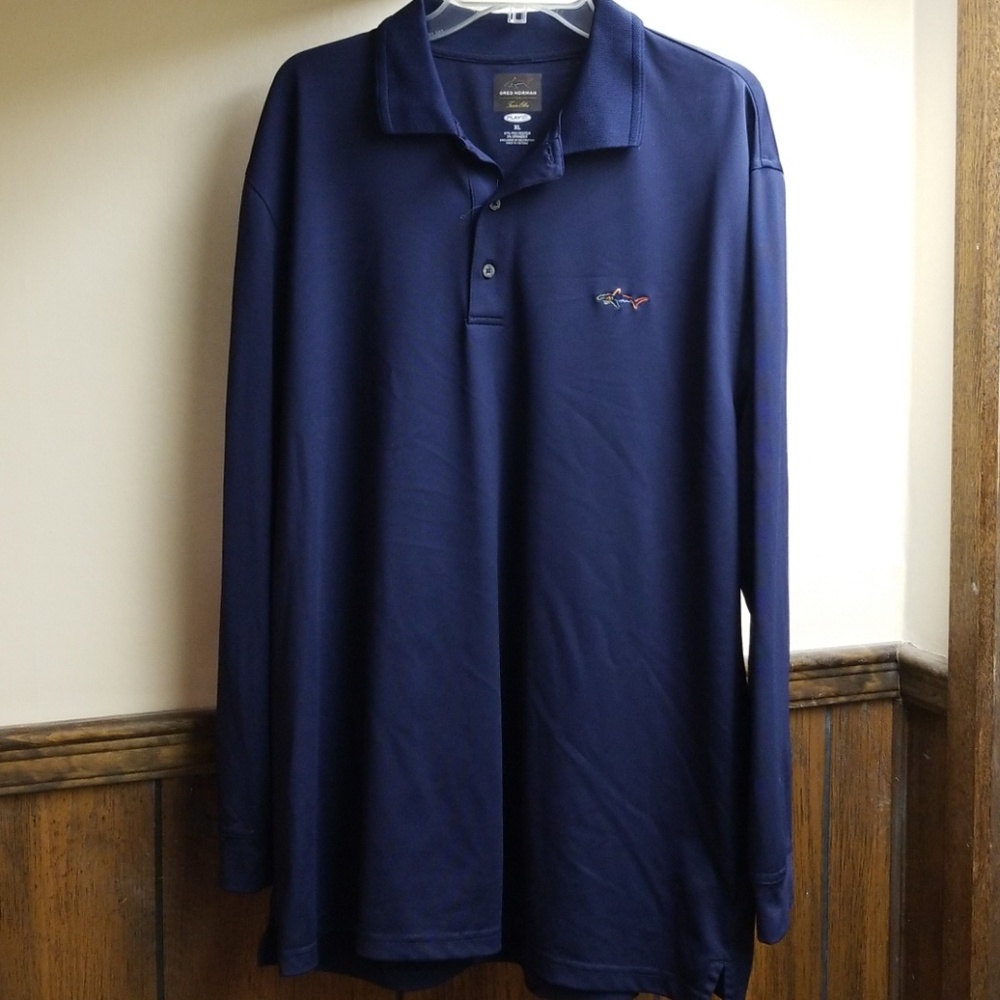 Greg Norman long sleeve polo/golf shirt
